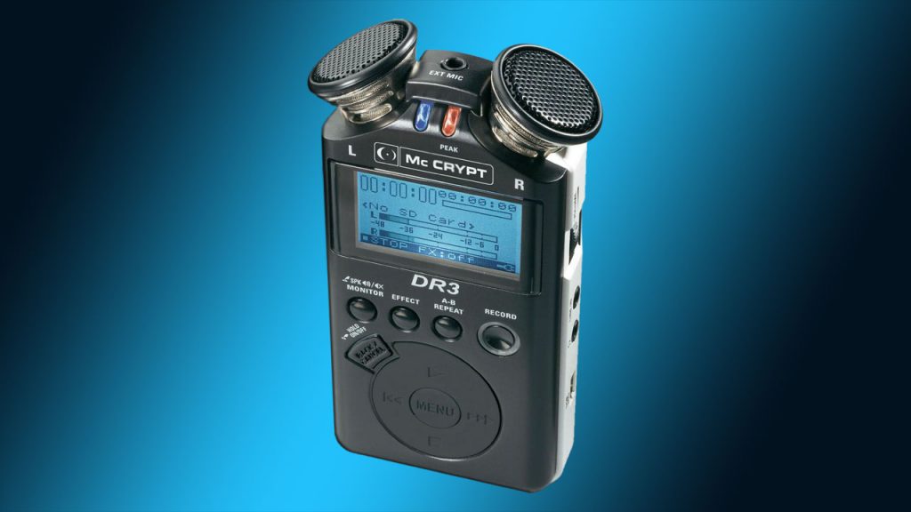 Conrad McCrypt DR3 Portable Recorder