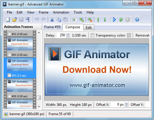 Easy Gif Animator - Create and edit animated GIF images - Download Video  Previews 