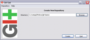 Git Basics 03 Set New Repository Path To Created Empty Folder