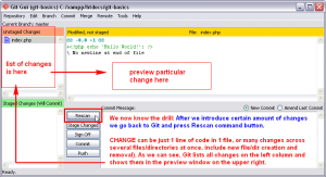 Git Basics 12 Edit Existing PHP File (Part 2) Rescan New Changes