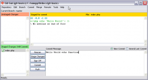 Git Basics 12 Edit Existing PHP File (Part 6) Do Not Forget Commit Description Message