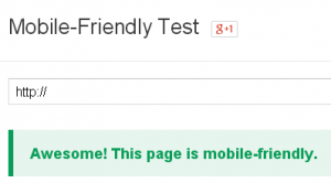 Google Mobile Friendly Test Tool