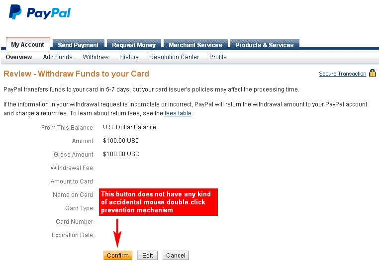 Paypal pending balance payment