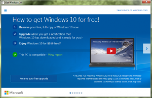 Windows 10 Free Upgrade Promo