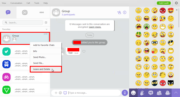 Group chat not working on android viber