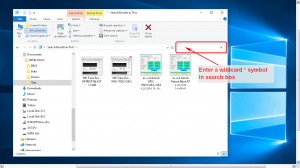 Microsoft Windows 10 File Explorer - How To Find (List) All Files & Folders without specified keyword