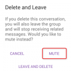 how to block notifications on viber chat