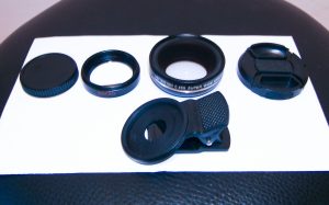 Apexel 0.45x WIDE 12.5x MACRO LENS HD 37 mm - DISASSEMBLED SET