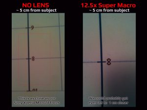 Apexel HD 37 mm LENS - 12.5x MACRO LENS - Photo Comparison