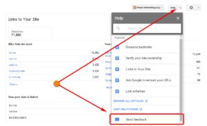 Google Webmaster Tools - How To Send Feedback Report