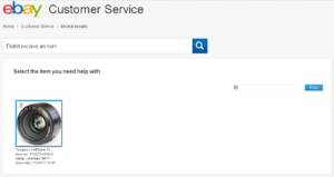 eBay - Fraud Report - Select Item Product Step