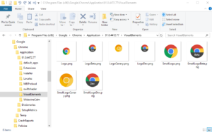Chrome PNG Icons - Visual Elements Folder