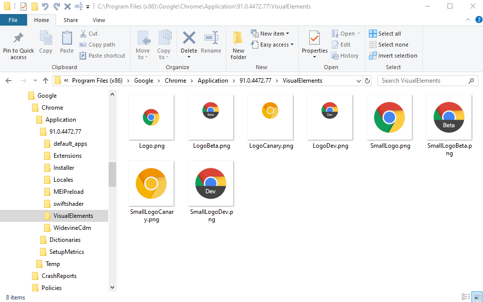 How To Fix Google Chrome Icon Grey Or White Background In Windows 8 / 10  Start Menu 