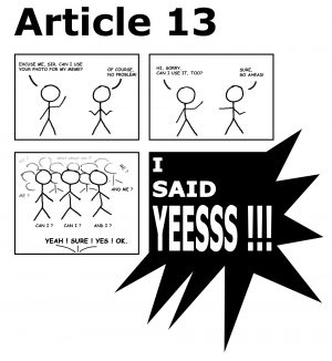 EU Article 13 Comic