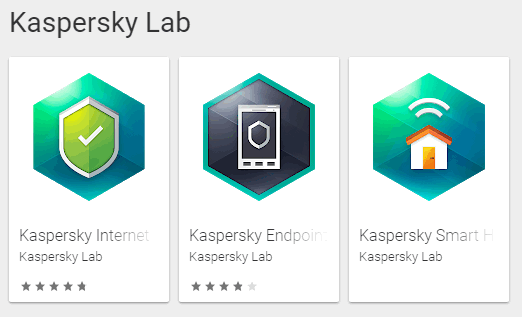 Kaspersky Lab - Google Play Store Apps