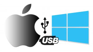 Apple iPhone & Windows USB Connection Artwork