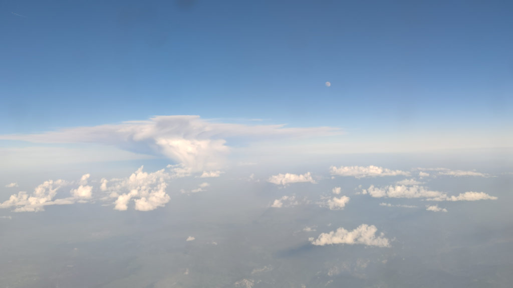 Airplane View Through The Window