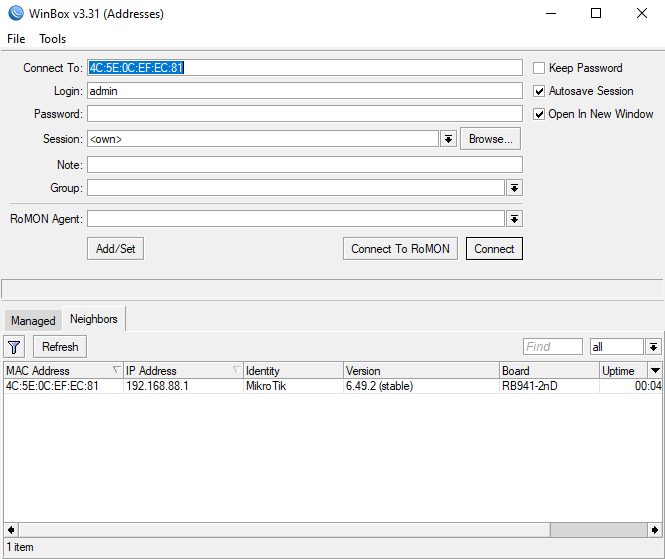 mikritik blacklist mac address wireless