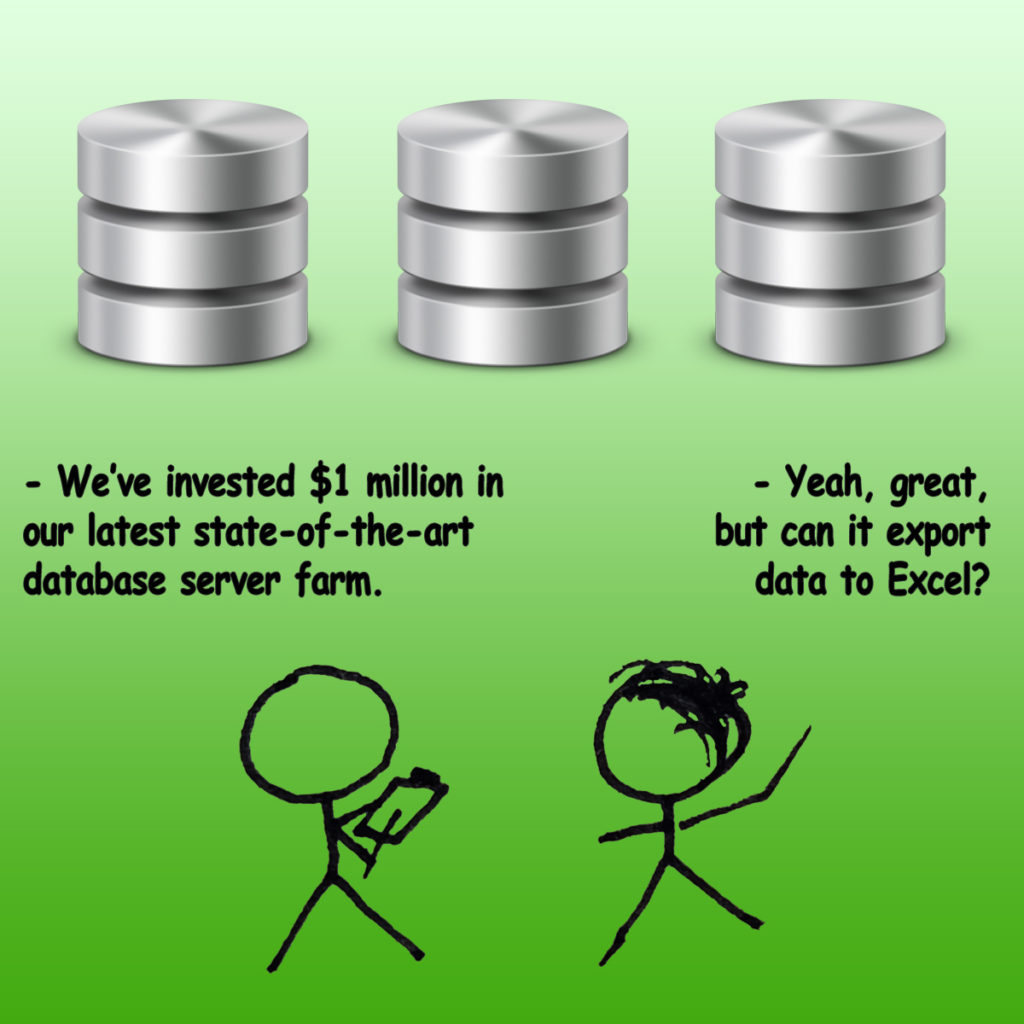 Database Clusters Comic