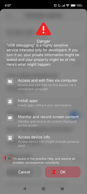 Xiaomi Phone - Enable USB Debugging